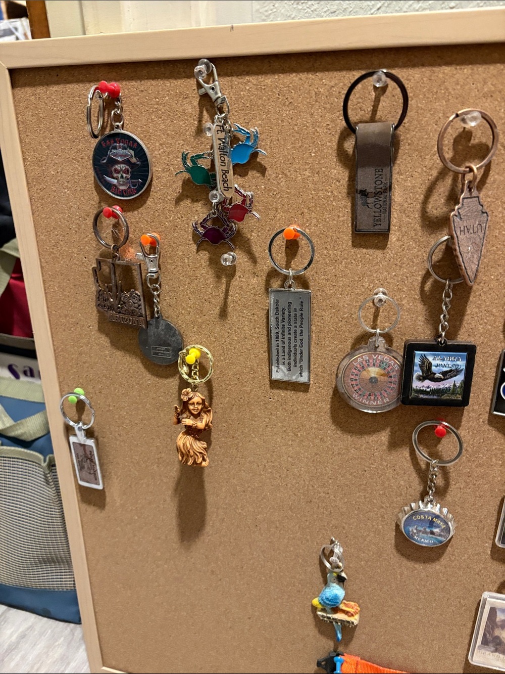 Assorted Keychain Display – Colorful Mixed Keychains - Picture 2 of 6